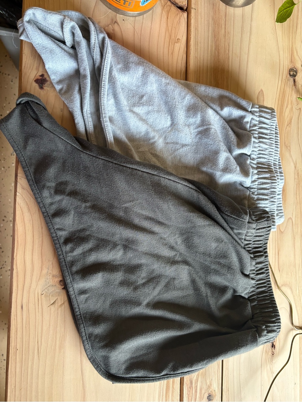 Women’s Two pack Shorts in Light Gray and Charcoal